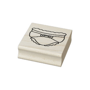 Baby Diaper  Rubber Stamp