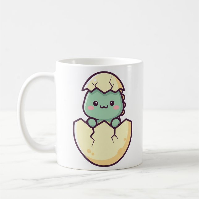 Baby Dino Hatchling Coffee Mug (Left)