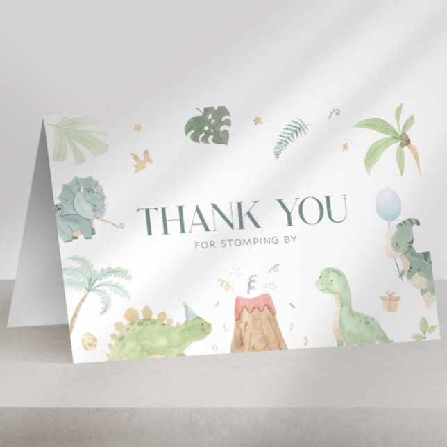 Baby Dino Thank You Card (Creator Uploaded)