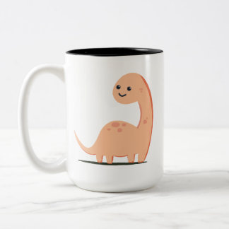Baby Dino Two-Tone Coffee Mug