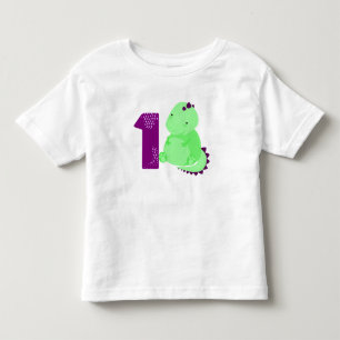 Baby Dinosaur 1st Birthday Toddler T-Shirt