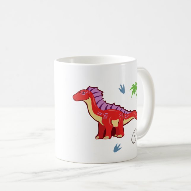 Baby Dinosaur Amargasaurus Coffee Mug (Front Right)