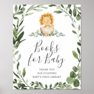 Baby Dinosaur Baby Shower Books For Baby Sign