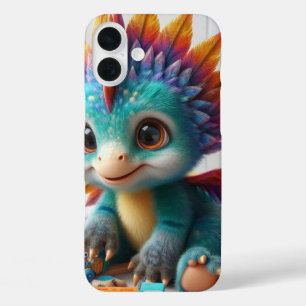 Baby Dinosaur Design iPhone 16 Plus Case