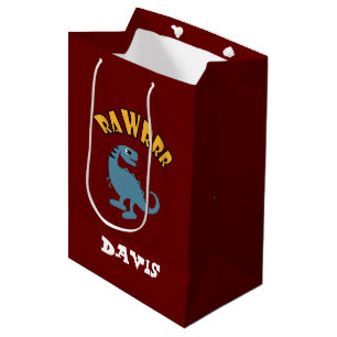 Baby Dinosaur Design - Gift Bag - Medium