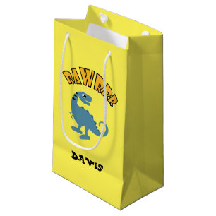 Baby Dinosaur Design - Gift Bag - Small