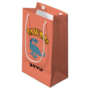 Baby Dinosaur Design - Gift Bag - Small