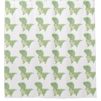 Baby Dinosaur Design Shower Curtain