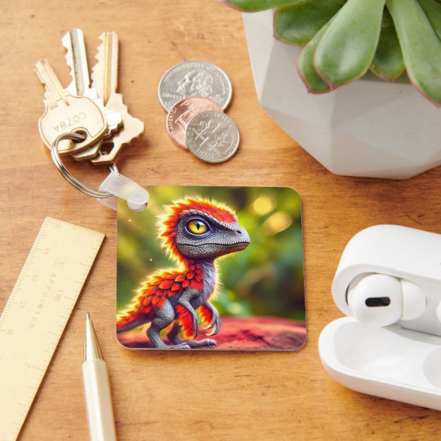 Baby Dinosaur Key Ring (Desk)