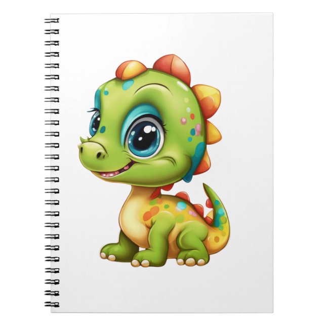 baby dinosaur notebook (Front)