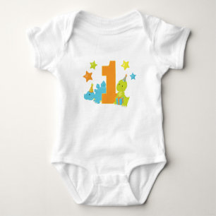 Baby Dinosaurs One Year Old Birthday Shirt