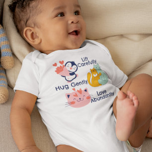 Baby Directions - Penguin, Cats, & Hearts Bodysuit