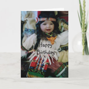 BABY DOLL BIRTHDAY WISHES CARD
