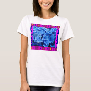 Baby Doll Tee :: Hydrageneas with artistic border