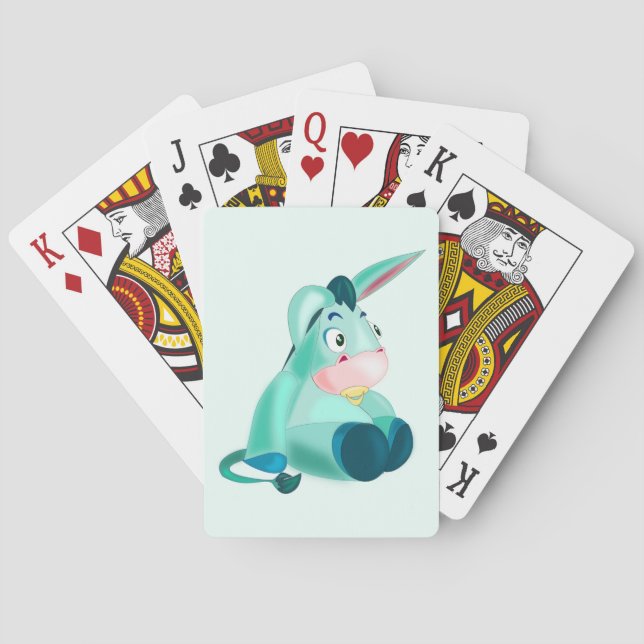 Baby Donkey Funny Playing Cards - Customisable (Back)