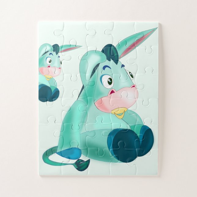 Baby Donkey Jigsaw Puzle Gift Puzzle (Vertical)