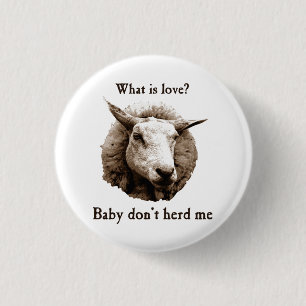 Baby Don't Herd Me Sheep 3 Cm Round Badge