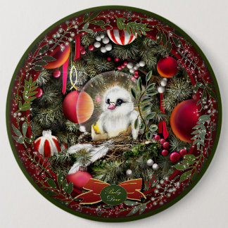 Baby Dove 6 Cm Round Badge