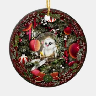 Baby Dove Ceramic Ornament