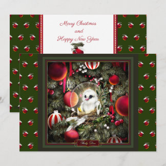 Baby Dove Holiday Card