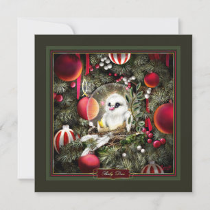 Baby Dove Holiday Card