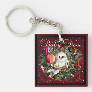 Baby Dove Key Ring