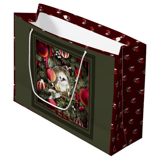 Baby Dove Large Gift Bag (Front Angled)