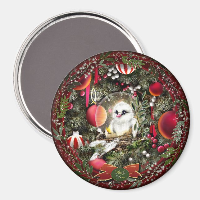 Baby Dove Magnet (Front/Back)