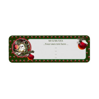 Baby Dove Return Address Label