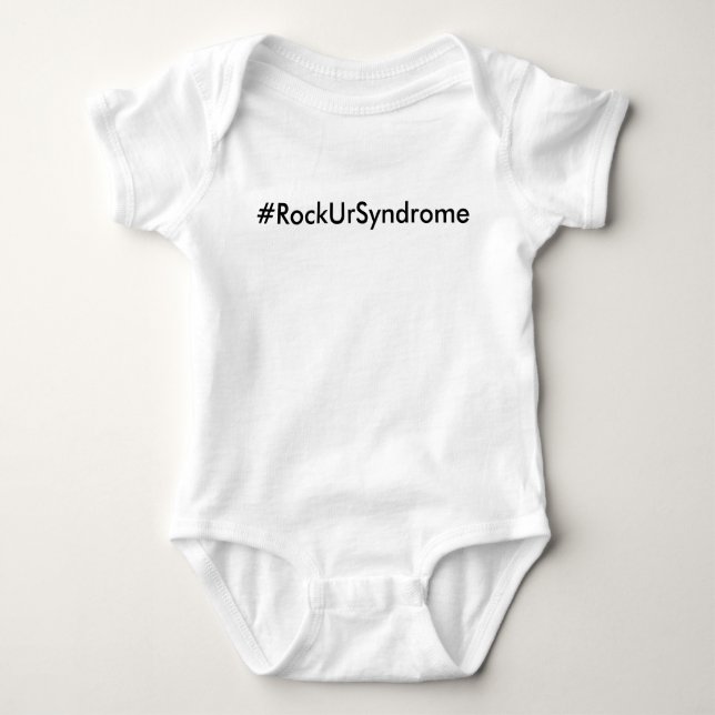 baby Down Syndrome awareness Bodysuit (Front)