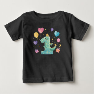 Baby Dragon 1st Birthday Party for Boys T-Shirt