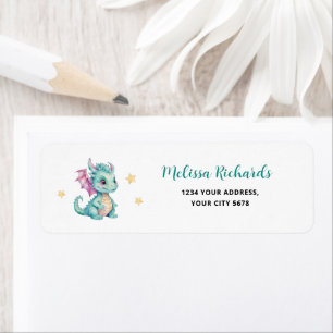 Baby Dragon Address Return Address Label