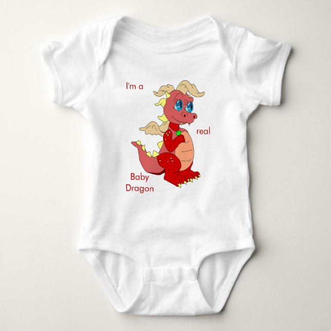 Baby Dragon Baby Bodysuit (Front)
