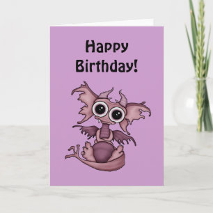 Baby Dragon Birthday Card
