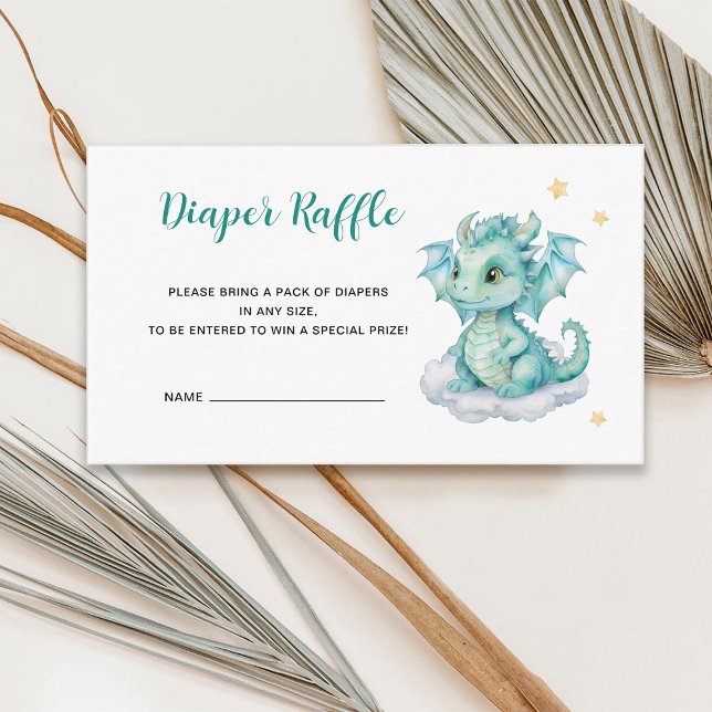 Baby Dragon Diaper Raffle Enclosure Card (Creator Uploaded)