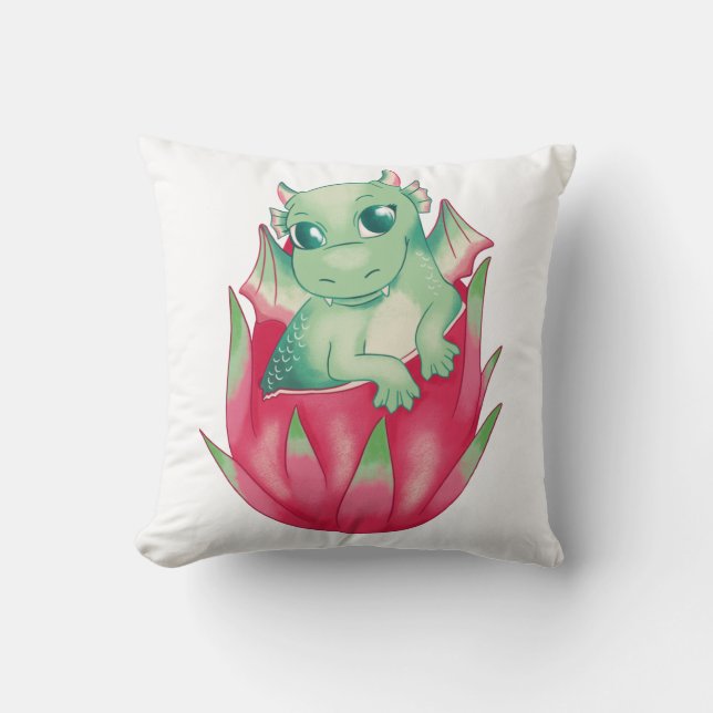 Baby Dragon Fruit Dragon Cushion (Front)
