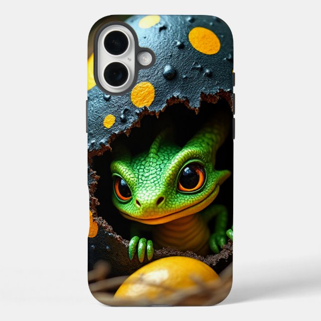 Baby Dragon Hatching Phone Case (Back)