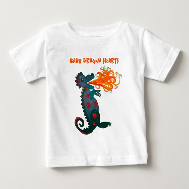 Baby Dragon Heart T-shirt (Front)
