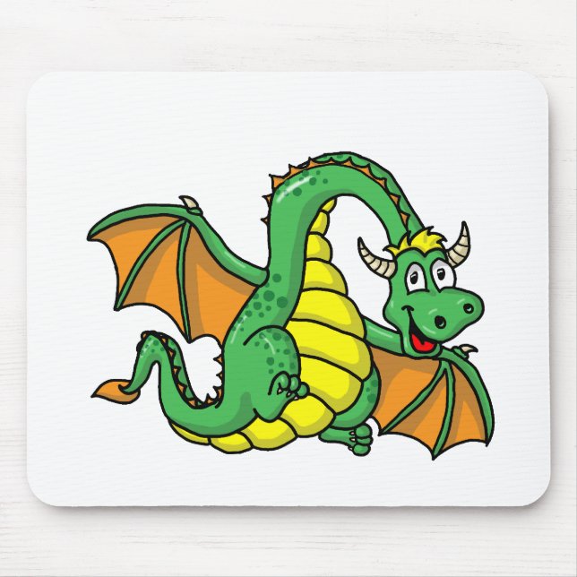 Baby Dragon Mouse Pad (Front)