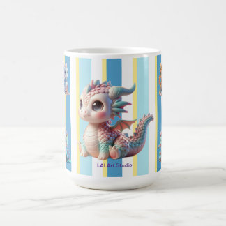 Baby dragon stripe coffee mug