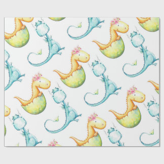 Baby Dragons Gift Wrapping Paper