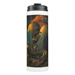 Baby Dragons Hatching from their Eggs Thermal Tumbler
