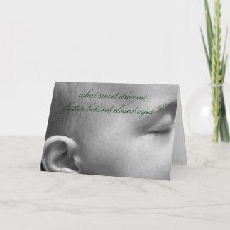 Baby dreams card