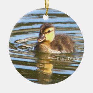 Baby Duck Photo Ornament 