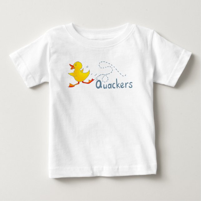Baby Duck Quackers Baby T-Shirt (Front)