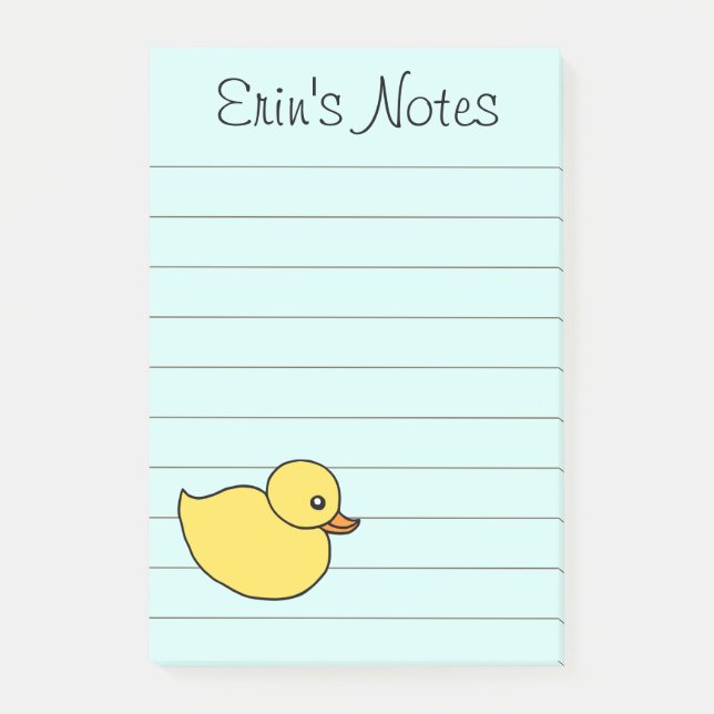 Baby Duck To Do List Post It Notes (Front)