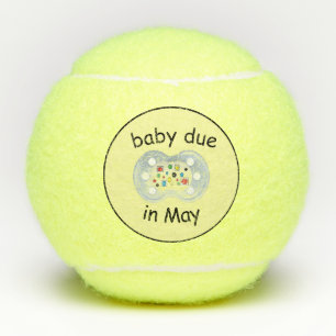 baby due in May Tennis Balls