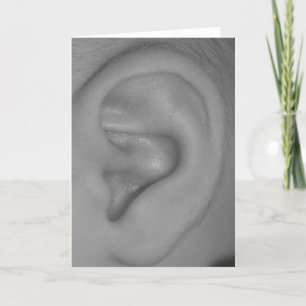 Baby Ear (blank inside) Card