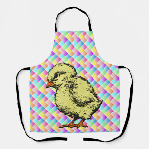 Baby Easter Chic Multicolored Square Design Apron