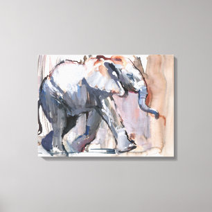 Baby elephant 2012 canvas print